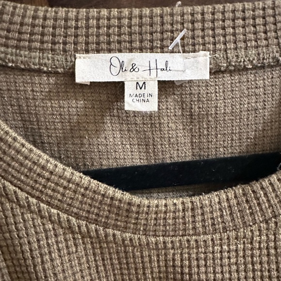 NWOT Oli & Hali size M- beautiful patchwork long sleeved top - Picture 3 of 5